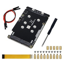 Freenove Dual M.2 NVMe SSD HAT for Raspberry Pi 5, Adapter AI 2 Slots picture