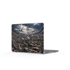 Skull Graveyard Matte MacBook Case | Dark Fantasy Landscape picture