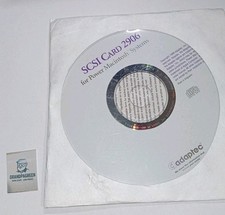Adaptec SCSI Card 2906 Power Macintosh Driver Software CD 1999 Vintage Mac picture