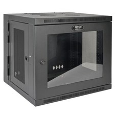 Tripp Lite 19-Inch 10U Wall Mountable Rack Enclosure Server Cabinet - Black picture