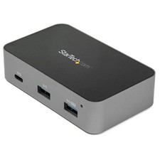 StarTech HB31C2A1CGS 3 Port USB-C Hub w GbE Eth RJ45 2x USB-A 1x USB-C FCharge picture