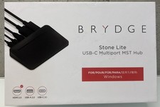Brydge Stone Light USB-C Multiport MST Hub For Windows USB-A, USB-C, Dual HDMI  picture