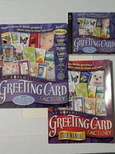 Art Explosion Greeting Card Factory w/ user manual and 2 CDs picture