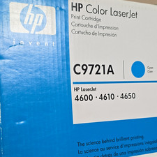 HP Genuine C9721A Cyan Laser Print Cartridge for HP LaserJet 4600 4610 4650 picture