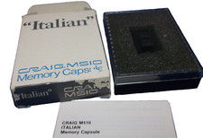 CRAIG VINTAGE M510 MEMORY CAPSULE MODULE ITALIAN BOXED FOR M100 NEW QTY-1 picture