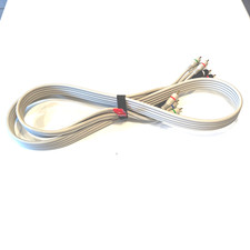 Python Premium Audio Video 5 RCA Component Cable 6 FT HDTV Shielded Digital picture