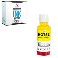 CMYi Compatible Black Color Ink Bottles Lot fits HP GT51 GT51XL GT52 DeskJet Ink picture