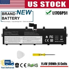 ✅01AV497 01AV498 L17C6P51 L17M6P52 Battery For Lenovo Thinkpad P72 P73 Series picture