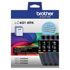 Genuine Standard Yield Brother LC4014PKS 4-Pack Ink Cartridges for Printers picture