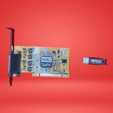 Siig JJ-P04111-S6 CyberPro Dual Port Serial PCI Adapter Card Expansion picture