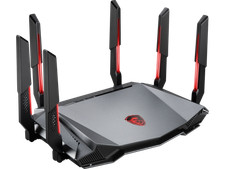 MSI RadiX AXE6600 WiFi 6E Tri-Band Gaming Router  support 2.5GHz/5GHz/6GHz, AI picture