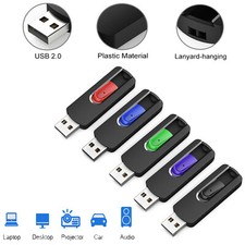 64GB USB 2.0 Flash Drive Memory Sticks Storage Blank Media U Disk Pen Drive Lot picture