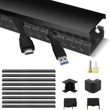 Cable Raceway Kit,  Cable Management System Open Slot Wiring Raceway picture