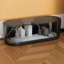 D-Line - Large Cord Organizer Box - Black picture