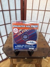 VINTAGE AOL 9.0 Optimized Unlimited AOL Free for 50 Days Free Trial CD CD-ROM picture
