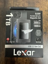 Lexar SL500 1TB Portable SSD USB 3.2 GEN2X2 Magnetic Set picture