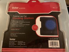 ~New In Box Vivitar Accessories Turbine Lap Fan Cooling Station Nice picture