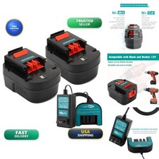 CREABEST 2Packs 12V 3.5Ah Replacement Battery for Black and Decker HPB12 picture