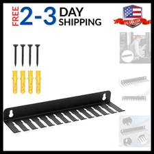 Wall Mounted Cable Hanger and Organizer, 13 Cable Slot Cable Hanger,Iron Cabl... picture
