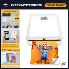 Portable Mini Instant Photo Printer, Wireless Bluetooth 2x3” Sticky-Back Prints, picture