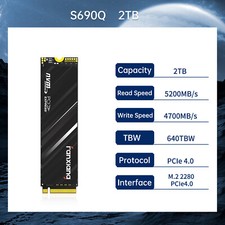 Fanxiang 2TB Gaming SSD For PS5 PCIe 4x4 NVMe 5200MBS Internal Solid State Drive picture