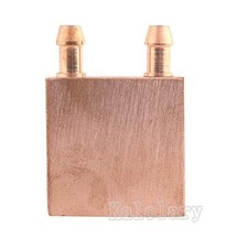 Pure Copper Water Cooling Block for Computer 40x40mm Water-Cooled Exchanger Endo picture