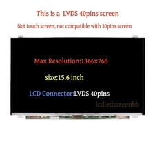 For HP 750635-001 40 Pins Screen Replacement LCD LED Display picture
