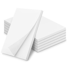 Note Pads 4x6 Inch, 6 Pack Blank Scratch Pads, 50 Sheets Per Memo Pad White  picture