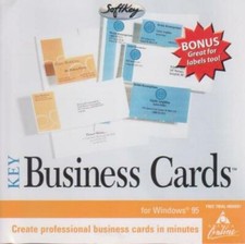 Key Business Cards PC CD create professional premade templates logos graphics picture