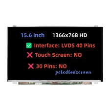 For Dell NJX5K 40 Pins Screen Replacement LCD LED Display picture