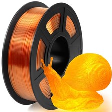 IEMAI PETG Filament 1.75mm, Transparent Halloween-Orange 1kg picture