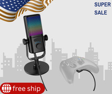 Gaming Microphone for Xbox, RGB Condenser Streaming Mic, Low Noise, Gain Control picture