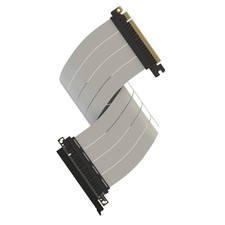 LINKUP AVA5 PCIe 5.0 Riser Cable Straight White 40cm picture