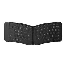 Split Folding Bluetooth Keyboard Portable Travel Keyboard Foldable Keyboard W8J7 picture