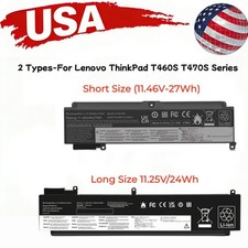 ✅2Types-Battery For Lenovo Thinkpad T460s T470s 01AV405 01AV406 00HW022 00HW024 picture