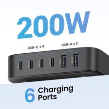 UGREEN 200W GaN PD Desktop Quick Charger For iPhone iPad Macbook Laptop Switch picture