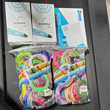 2 SCRIB3d P1 3D Pens with 3D Design Mat  and Multicolor Filament Refill picture