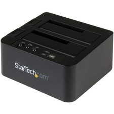 StarTech.com Standalone Hard Drive Duplicator, External Dual Bay HDD/SSD Cloner/ picture