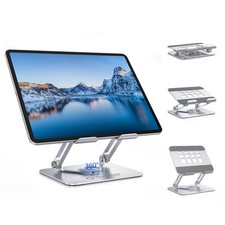 ORICO Aluminum 360 Rotating Foldable Tablet Stand FB2 Silver Japan Import picture