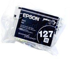 Genuine Epson 127 Black Ink Cartridge NX625 WF7010 WF7510 WF7520 WF3520 WF3540 picture