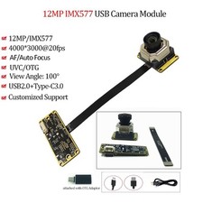 4K 12MP IMX577 USB3.0 Module Camera 100° AF Autofocus UVC OTG Webcam Free Drive picture
