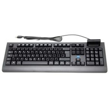 USB Keyboard With Smart Card Reader + Stickers For Greek QWERTY Layout picture