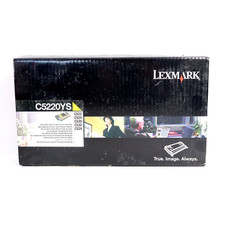 GENUINE *  Lexmark C5220YS Yellow Toner Cartridge - Brand New in Box picture
