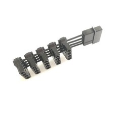 PC Desktop Computer D 4P IDE Molex 1 to 5 Splitter 18AWG ATX Power Supply Cable picture