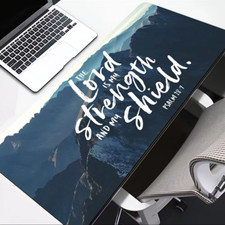 Christian Mouse Pad with Bible Verse – Non-Slip Rubber Base, Inspirational Gift, picture