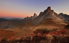 Landscape nature dolomites mountains mountain pass Custom Gaming Mat Desk picture