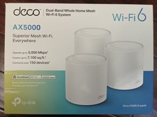 TP-Link Deco X5000 AX5000 Wi-Fi 6 Dual-Band Mesh System 3 pack picture