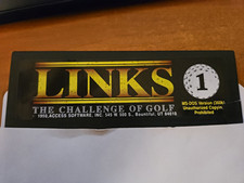 LINKS - THE CHALLENGE OF GOLF 1990 EDITION MS-DOS 360k (5) and COURSES (5) picture