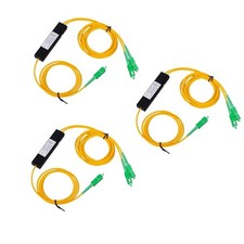3 PCS 1 to 2 Singlemode Fiber Optical Splitter SC APC 12 Pigtail Splitter picture