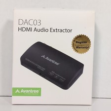 Avantree DAC03 HDMI Audio Extractor Converter 4K UHD 1080P SPDIF RCA 3.5mm NIB picture